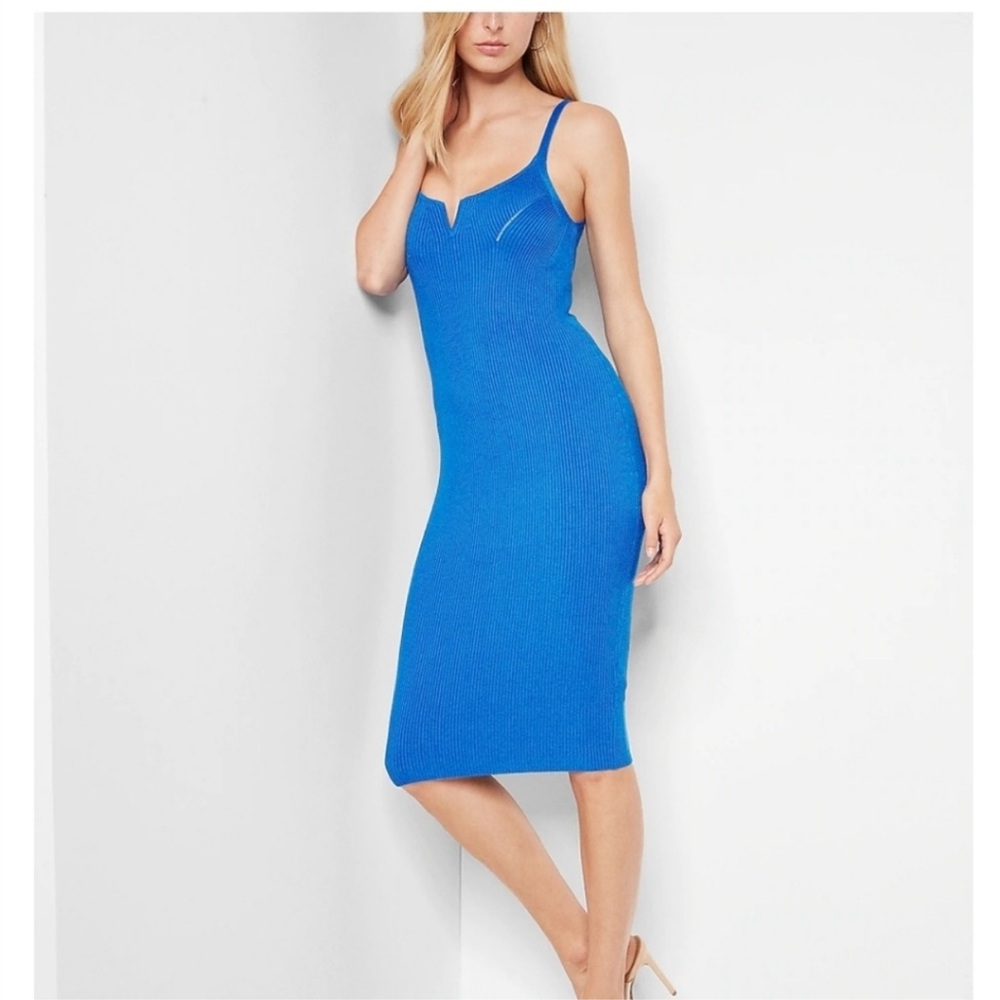 Express Royal Blue Knit Top